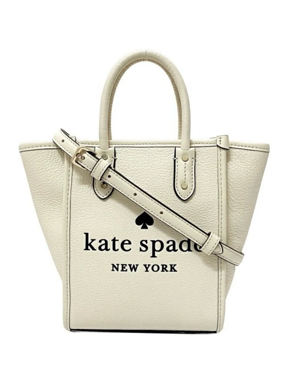 Kate Spade New York Mini Ella Crossbody Women’s Tote Bag - Parchment White